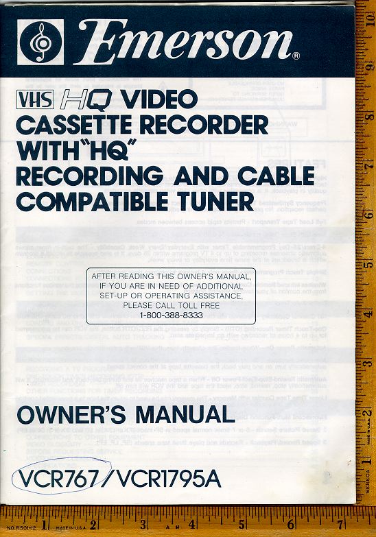 VCR Manual