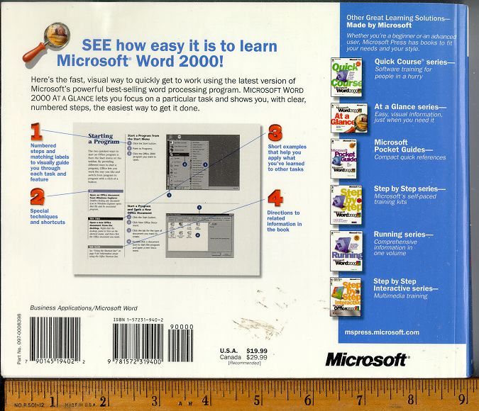 Learning Microsoft Windows 98 Back